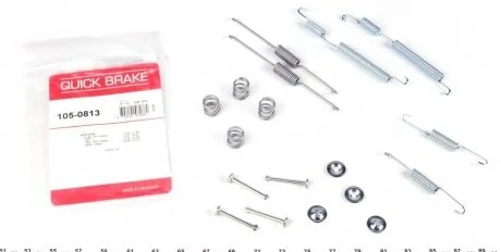 Гальмівні аксесуари (Монтажний комп-кт колодки) QB QUICK BRAKE 105-0813