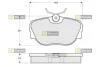 Колодки тормозные дисковые, к-кт. STARLINE BD S102 (фото 1)