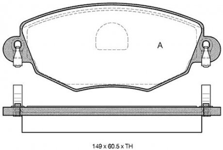 Колодки тормозные дисковые, к-кт. STARLINE BD S313 (фото 1)