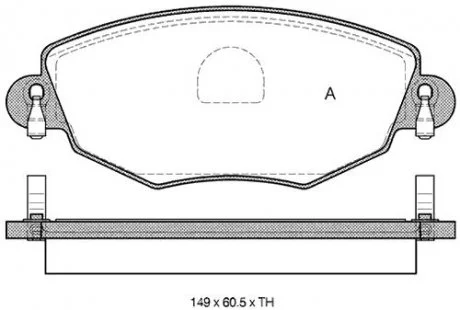 Гальмівні колодки дискові STARLINE BD S313