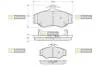Колодки тормозные дисковые, к-кт. STARLINE BD S171 (фото 1)