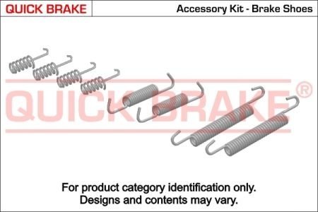 Р/к барабанних гальм. колодок QUICK BRAKE 105-0703