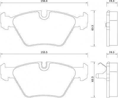 Гальмівні колодки дискові STARLINE BD S359