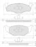 Колодки тормозные дисковые, к-кт. STARLINE BD S072 (фото 1)