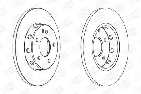 Диск тормозной MB C-CLASS передн. CHAMPION 561696CH