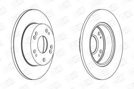 Диск тормозной HONDA ACCORD задн. CHAMPION 562542CH