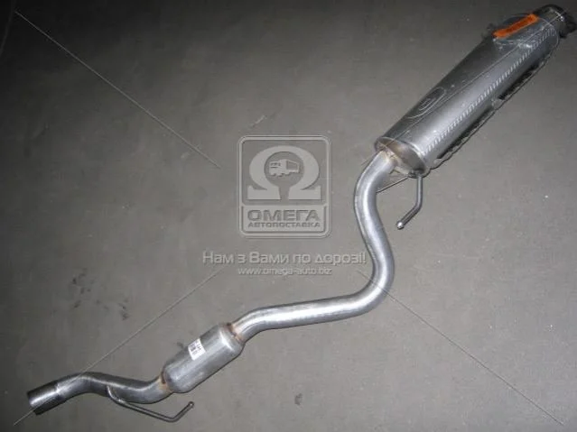 Глушник задн. Mitsubishi L200 2.5 Turbo Diesel (вир-во Polmostrow) POLMOSTROW 14.145 (фото 1)