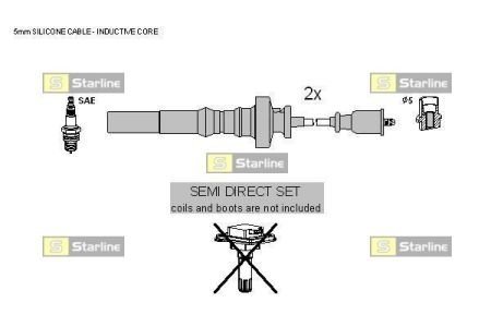 Комплект высоковольтных проводов STARLINE ZK 5308