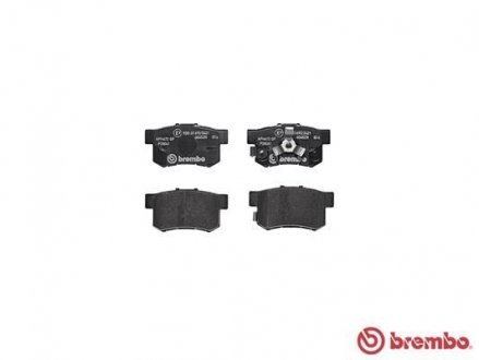 Тормозные колодки дисковые, к-кт. BREMBO P28 061 (фото 1)