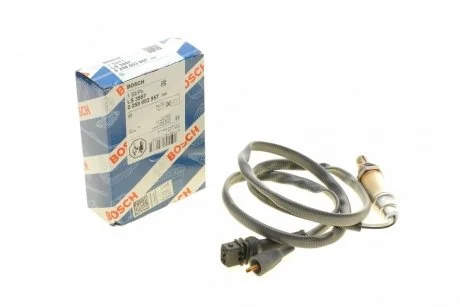 Лямбда-зонд (кількість дротів 3, 1236мм) (перед каталізатором) VOLVO 740, 760, 940, 960 ALFA ROMEO RZ, SZ AUDI 100 C3, 100 C4, 200 C3, 80 B2, 80 B3, 80 B4, 90 B2, 90 B3, A6 C4 1.2-6.0 08.82- BOSCH 0 258 003 957