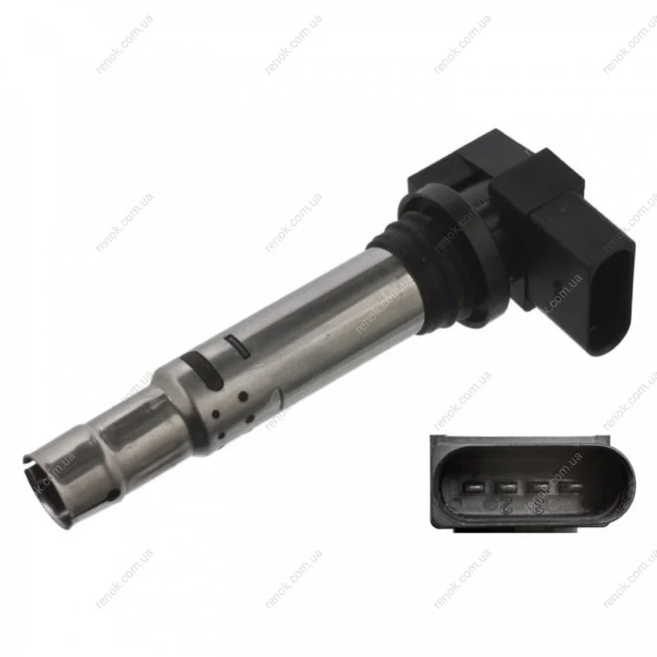 Катушка зажигания VW,SKODA,SEAT,AUDI (пр-во FEBI) FEBI BILSTEIN 22038 (фото 1)