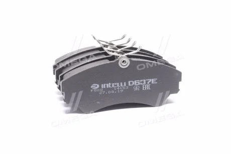 Гальмівні колодки дискові INTELLI DAFMI D637E