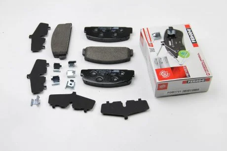 Колодки тормозные дисковые, к-кт. FERODO FDB1721