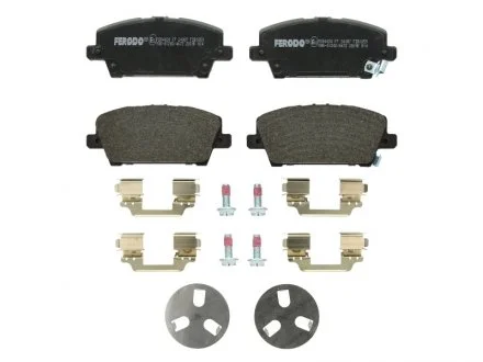 Комплект гальмівних колодок з 4 шт. дисків FERODO FDB1859