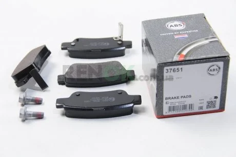 Колодка торм. диск. HONDA CR-V задн. (ABS) A.B.S. 37651