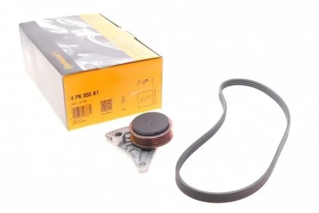 Комплект ременя генератора CONTINENTAL Contitech 4PK855K1