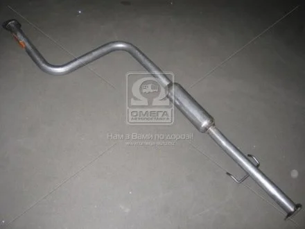 Резонатор (середня частина) алюмінійована сталь Honda Accord (90-98) 2.0i, 2.3i POLMOSTROW 09.23