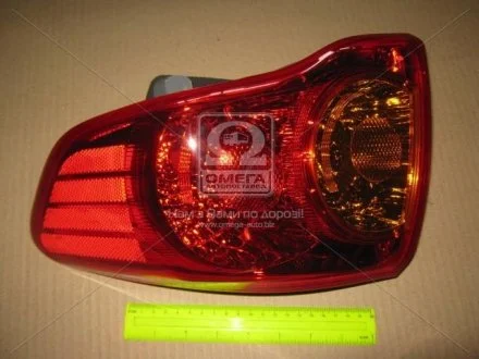 Ліхтар задній зовнішній правий Toyota Corolla E150 (08-) TYC 11-B215-01-2B