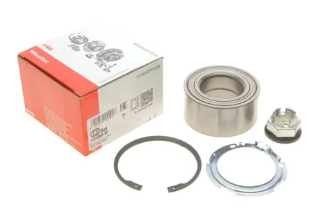 Підшипник маточини (передньої) Renault Kangoo 08- (45x83x39) (+ABS) R15/16 (F-621035) FAG 713 6309 00