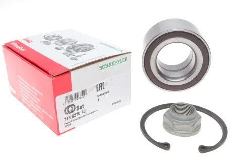 Подшипник ступицы (передней) Honda Civic 1.4-2.2i 05- (+ABS), F-631388 FAG 713 6270 40