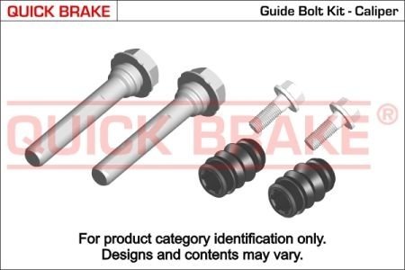 Направляющая суппорта (переднего/к-кт) Toyota Corolla 99-08 (Lucas) QUICK BRAKE 113-1376X (фото 1)