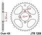 Звезда 42зуб. CBR125R `04-10 JT MOTO 111-347-42 (фото 1)