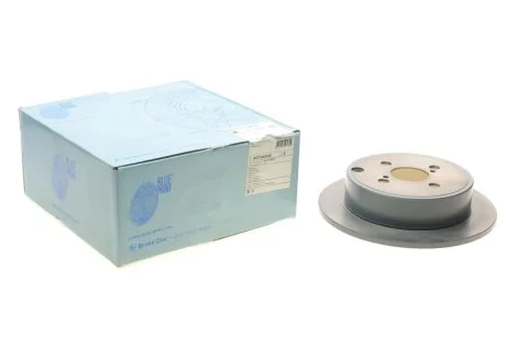 Диск тормозной (задний) Toyota Corolla 02-13 (258x9) (с покрытием) BLUE PRINT ADT343165