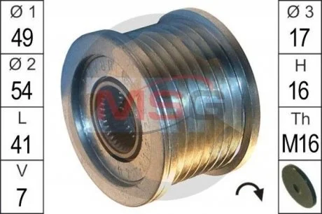 Механізм вільного ходу генератора ZEN ZN5562