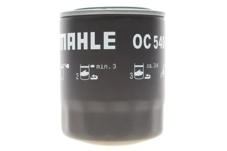 Фільтр масляний Hyundai H-1 97-/H350 15-/Kia Carnival 2.7-2.9 CRDI 01- MAHLE / KNECHT OC540
