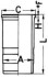 Гильза поршневая PSA 75,00 1,4i TU3 (KS) KOLBENSCHMIDT 89584110 (фото 2)