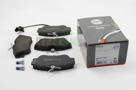 Гальмівні колодки пер. Multivan/Transporter/Caravelle/Campmobile 96-03 A.B.S. A.B.S. 37274