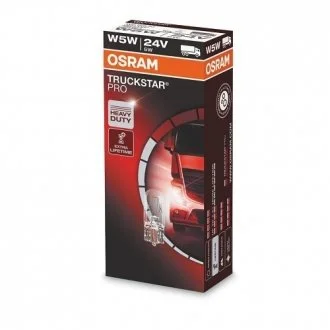 Лампа (картон 10шт) W5W 24В 5Вт Truckstar Pro NextGen OSRAM 2845TSP