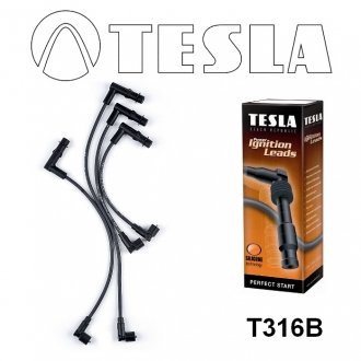 Комплект высоковольтных проводов TESLA T316B