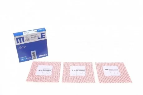 Кільця поршневі Citroen Berlingo/Fiat Scudo/Peugeot Partner 1.9D DW8 (82.20mm/STD) (2-2-3) MAHLE / KNECHT 040 01 N0