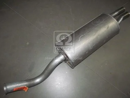 Глушник Audi 100 2.6/2.8 Алюмінізована сталь POLMOSTROW 01.29