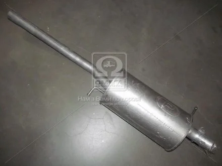 Глушник задн. (ое 2K0253609M) VW CADDY III 1.6 (вир-во Polmostrow) POLMOSTROW 30.611