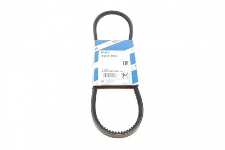 Ремінь генератора клиновий VW Passat/Golf 1.6-2.2 74-88/Toyota Corolla 1.2/2.0 72-85 BOSCH 1 987 947 606