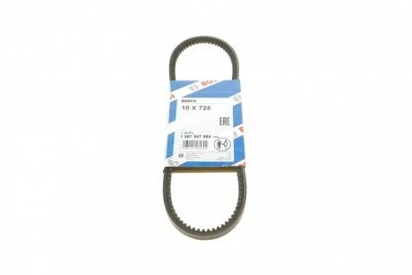 Ремінь генератора клиновий Citroen CX/ Peugeot 504/505/Renault 19/ZAZ Tavria -07 BOSCH 1 987 947 684