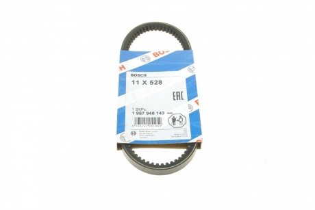 Ремень генератора Audi A4/A6/VW Passat 1.8T 96-00 (11x528) BOSCH 1 987 948 143