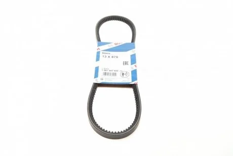 Ремінь генератора клиновий Mitsubishi L200 2.5D/TD 96-07/Pajero 3.0 97-/Iveco Daily/MB 190/VW LT 85-96 BOSCH 1 987 947 652