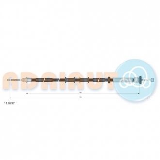 Трос ручного гальма ADRIAUTO 11.0297.1