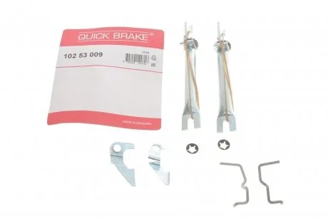 Тріскачка колодок ручника Opel Astra F/G/H/Combo/Vectra B 91- (к-кт) QUICK BRAKE 102 53 009