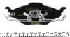Комплект гальмівних колодок передн, CHEVROLET ASTRA, CORSA OPEL ASTRA G, ASTRA G CLASSIC, ASTRA G/KOMBI 1.2-2.0D 08.94-12.11 TEXTAR 2306302 (фото 4)