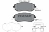 Колодки тормозные (передние) Subaru Forester/Impreza/Legace V/Outback 10- (Tokico) TEXTAR 2576001 (фото 10)