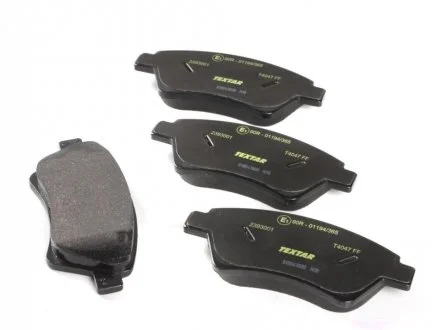 Комплект гальмівних колодок передн, RENAULT GRAND SCENIC II, KANGOO, KANGOO EXPRESS, MEGANE II, SCENIC II 1.4-2.0D 10.01- TEXTAR 2393001