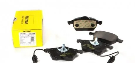 Колодки гальмівні (передні) Audi A4/A6/Skoda Superb/VW Passat 1.9TDI/2.5TDI 96- Q+ (з датчиками) TEXTAR 2301802