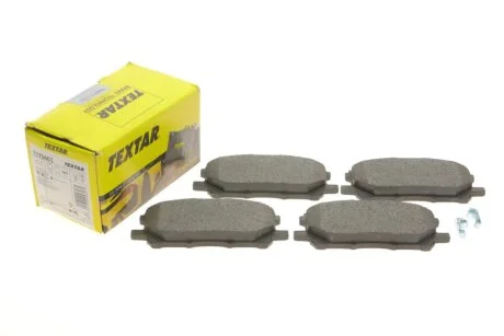 Колодки тормозные (передние) Lexus RX 03-(Akebono) (140.8x59.3) TEXTAR 2373401