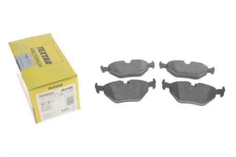 Колодки гальмівні (задні) BMW 3 (E30/E36/E46) 90-98/ 5 (E34) -97 (Teves) Q+ TEXTAR 2099501
