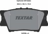 Тормозные колодки (задние) Toyota Camry/Rav4/Lexus ES 06- (Akebono) TEXTAR 2433801 (фото 5)