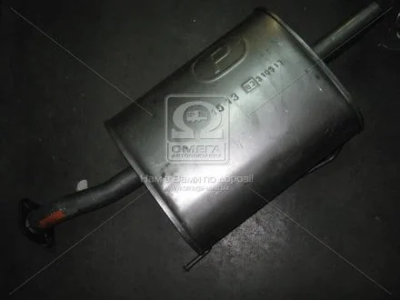 Глушник алюм. сталь, задн. частина Nissan Almera 1.5i-16V 02/01-06, 1.8i-16V 03/01-06 sedan POLMOSTROW 15.13